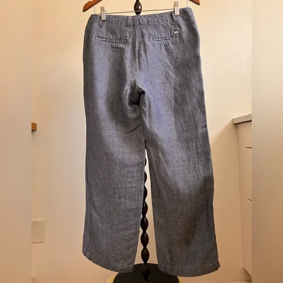 Tommy Hilfiger Wide Leg Linen Blend Pants - Picture 5 of 5